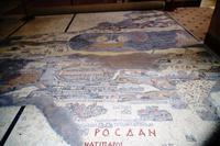 Madaba - griechisch-orthodoxe Kirche St. Georg - Palästina-Karte aus Mosaiksteinen