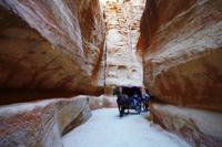Unterwegs in Petra mit 1 PS