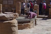 Petra - Innenhof der byzantinischen Kirche