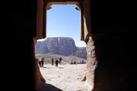 Petra - Blick aus dem Grab