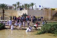heutige Taufstelle am Jordan - Blick auf die israelische Seite