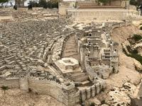 Jerusalem - Israel Museum mit einem Modell des antiken Jerusalem