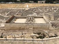 Jerusalem - Israel Museum mit einem Modell des antiken Jerusalem