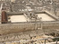 Jerusalem - Israel Museum mit einem Modell des antiken Jerusalem