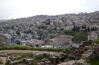 Blick auf Altstadt von Amman vom Zitadellenberg