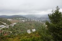 Blick von Festung Ajlun auf die Stadt