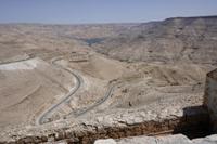 Wadi Mujib (Blick auf den Canyon Jordaniens)