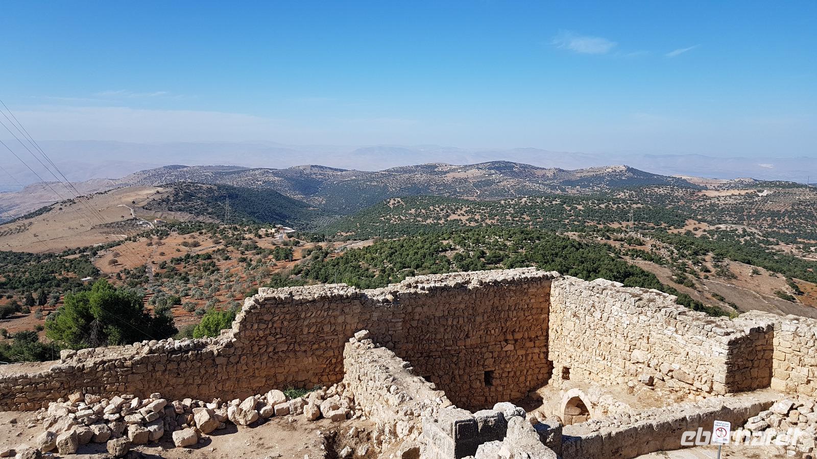 Ajlun- Blick ins Westjordanland