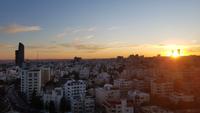 Sonnenuntergang über Amman