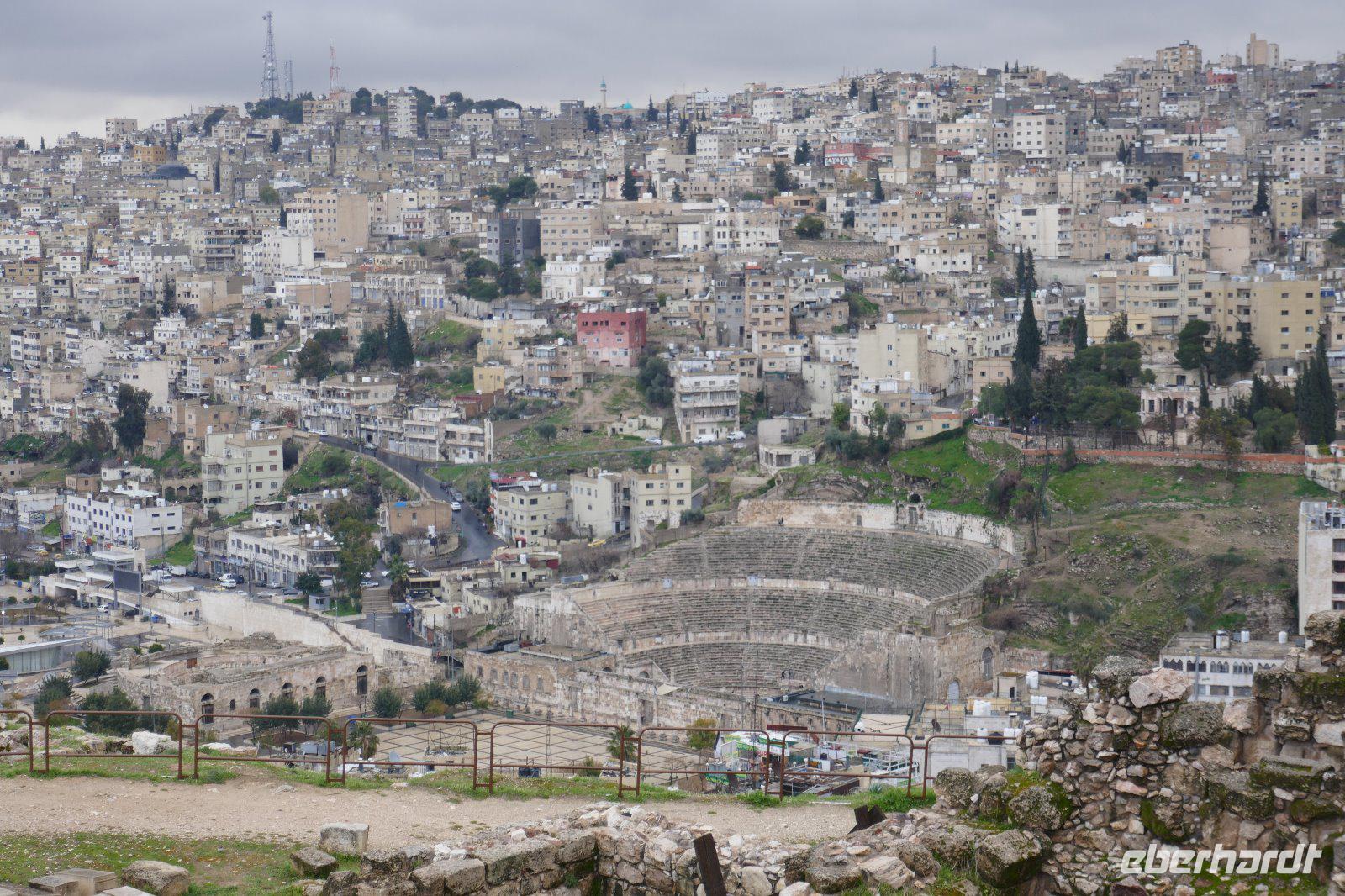 Blick auf Altstadt von Amman