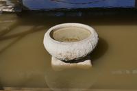 Taufbecken auf jordanischer Seite vom Jordan aufgrund Hochwasser überflutet