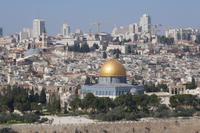 Blick auf Jerusalem vom Ölberg aus