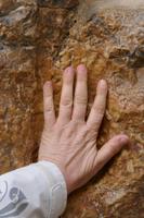 Kreuzwegstation - an dieser Stelle soll sich Jesus abgestützt haben