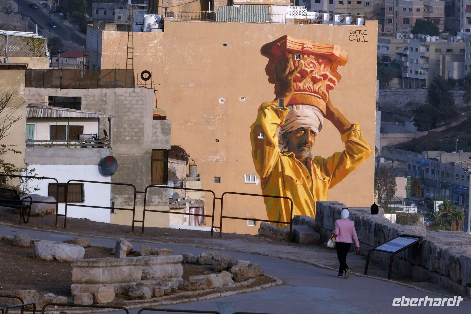 ausgefallene Hausbemalung in Amman