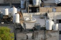 Dacbgarten mit Springbrunnen mal anders