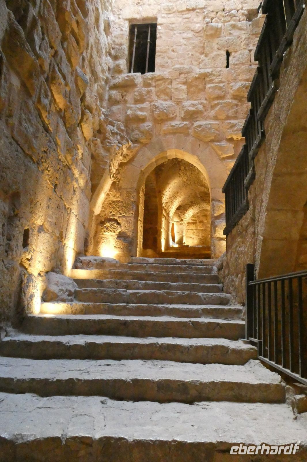 Zugang zur Festung von Ajlun