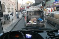 städtische Müllabfuhr von Kerak