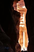 Blick vom Siq auf den 