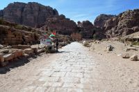 entlang des Cardo (römische Hauptstraße)