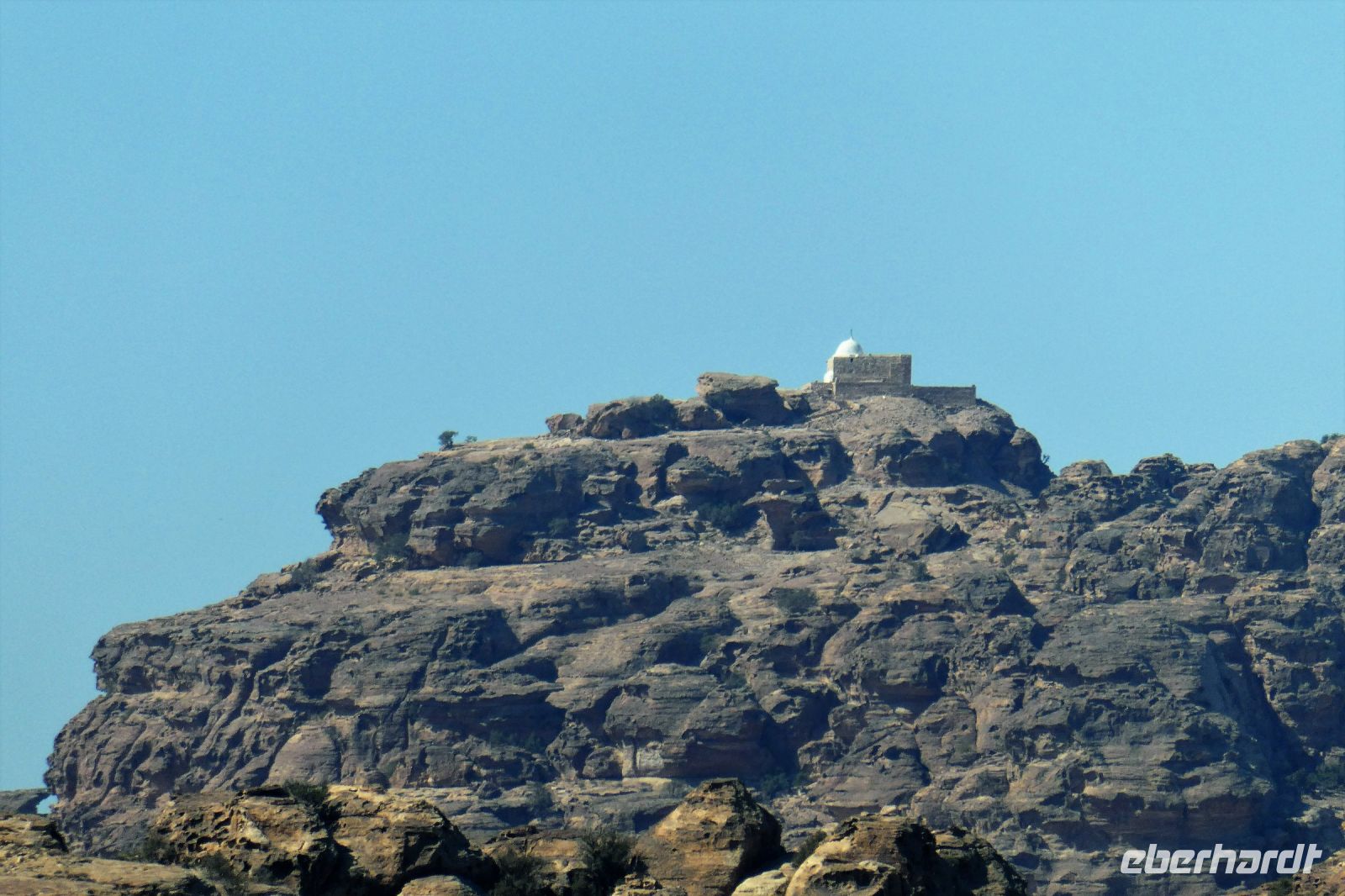 Blick auf das Grab Aarons, ein Prophet des Islam und Moses Bruder