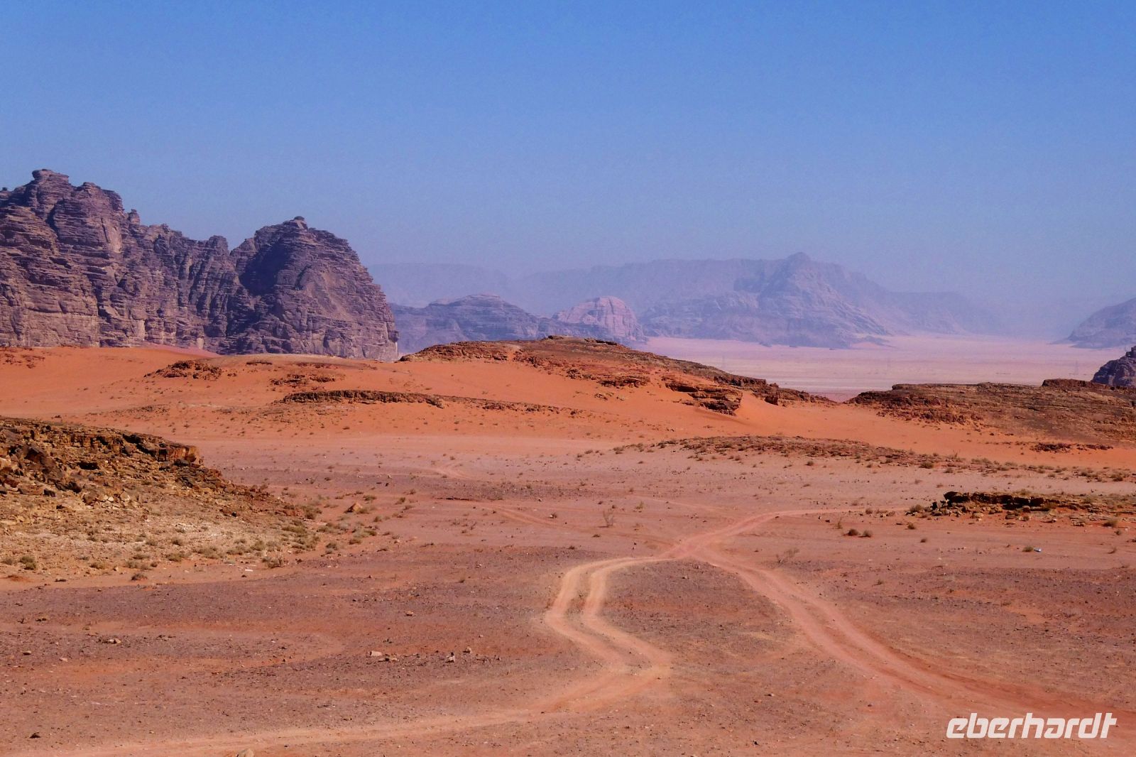 in den Weiten des Wadi Rum