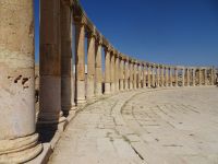 Jordanien Jerash Ovales Forum