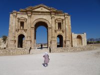 Jordanien Jerash Hadrianstor