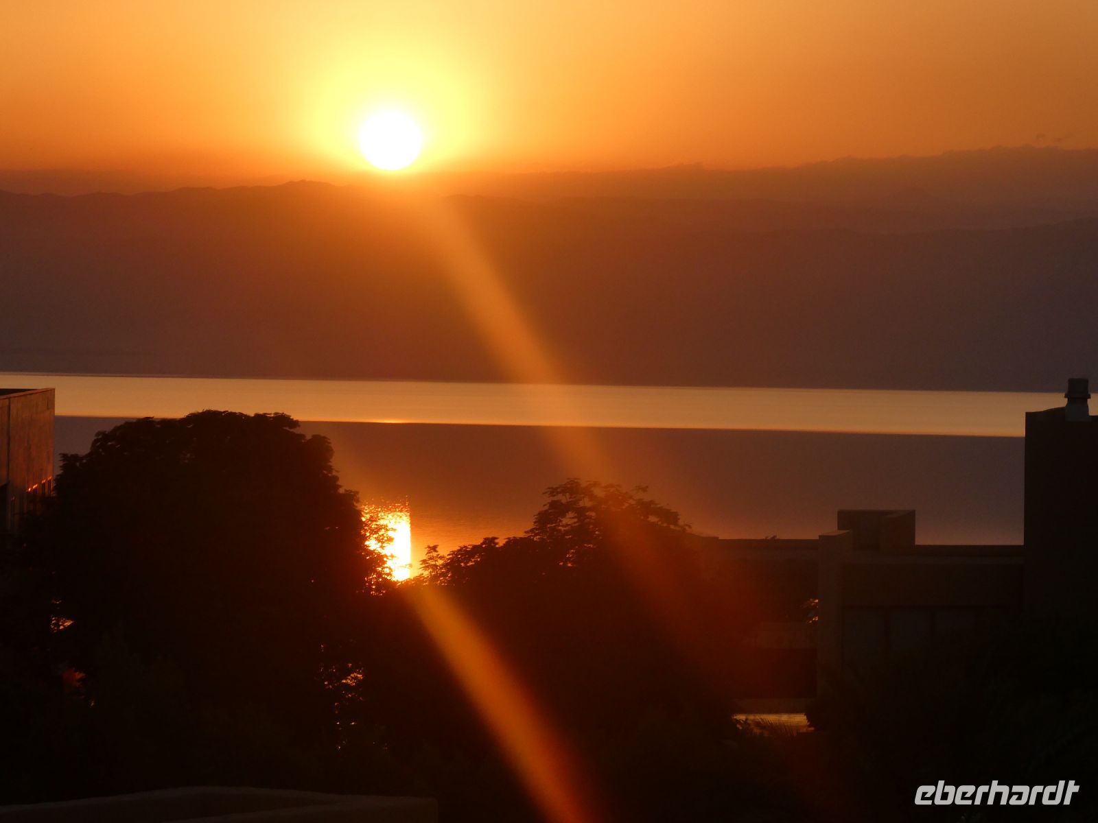 Sonnenuntergang am Toten Meer