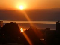 Sonnenuntergang am Toten Meer