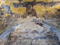 Wüstenschloss Qasr Amra (Freskomalerei in der Audienzhalle)