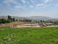 Jerash - Blick auf das Ovale Forum