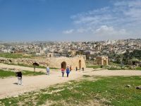 Jerash - auf dem Weg zum Nordtheater...
