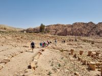 Petra - auf dem Weg zur Byzantinischen Kirche...