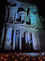 Petra bei Nacht... (Schatzhaus)