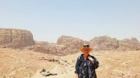 Rundreise Jordanien - Franzi in der Felsenstadt Petra