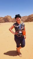 Rundreise Jordanien - Franzi im Wadi Rum