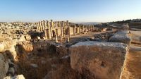 Jordanien, Jerash, Kathedrale und Nympheum