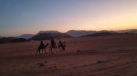 Jordanien, Morgenstimmung im Wadi Rum
