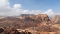 Jordanien, Petra, Blick ins Wadi Farasa