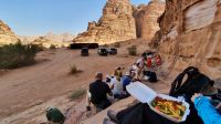 Jordanien, Picknick im Wadi Rum