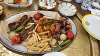 Jordanien, arabisches Mittagessen in der 