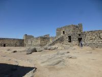Fort Qasr Azraq, vom Fundament bis zum Dach aus Stein gebaut.