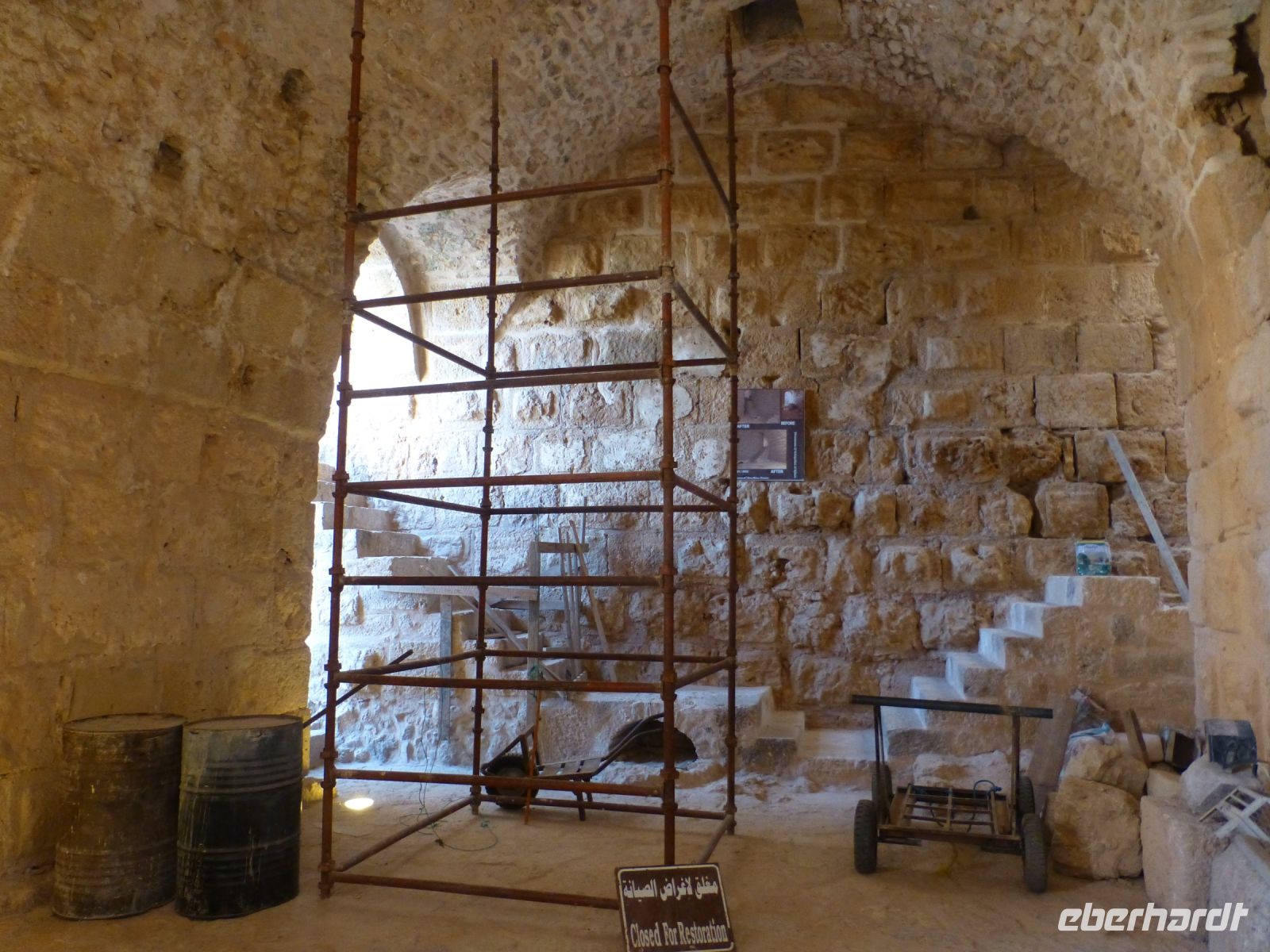 Die Burg wird auch weiterhin instand gesetzt.