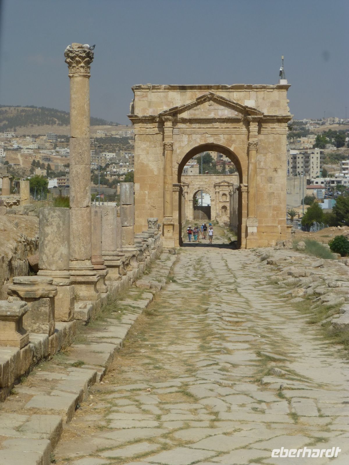  Der Cardo Maximus mit Blick zum Nordtor.