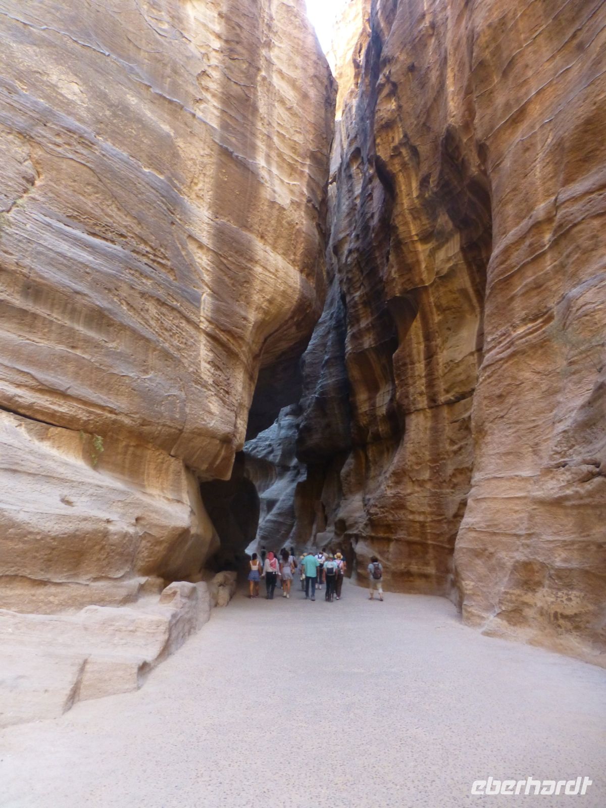 Der Weg durch den Schlund des Siq