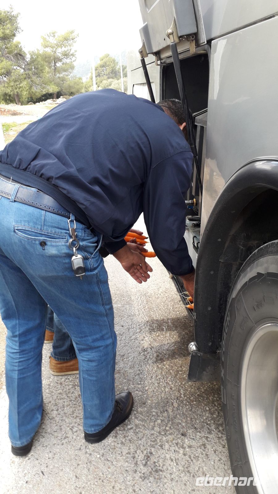 Zuerst müssen die Möhrchen aber gewaschen werden