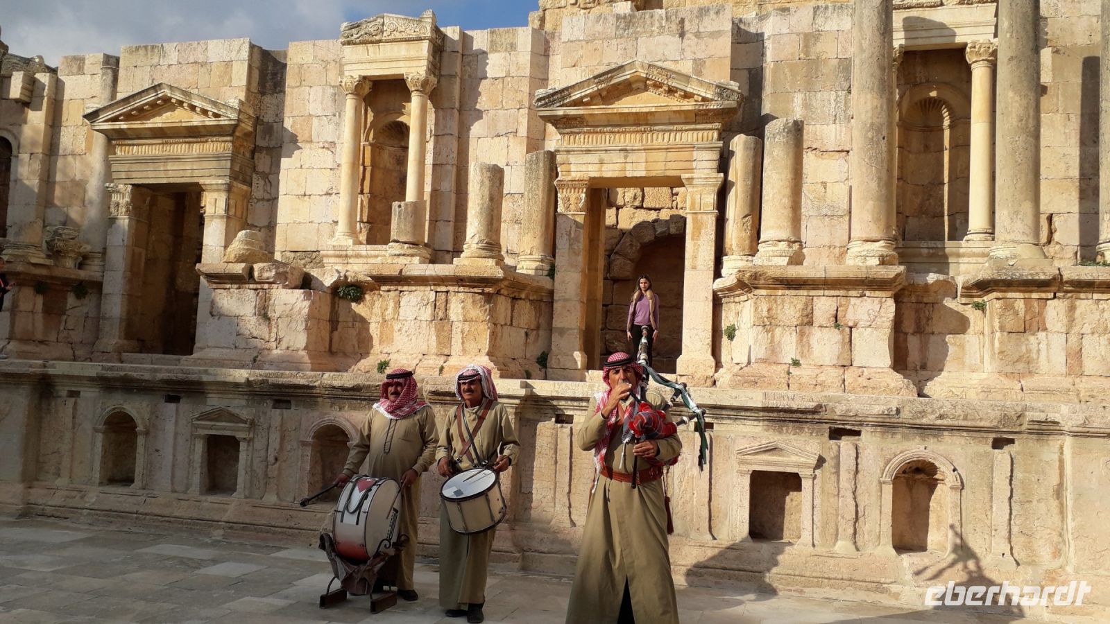 Der Dudelsackbläser im Theater