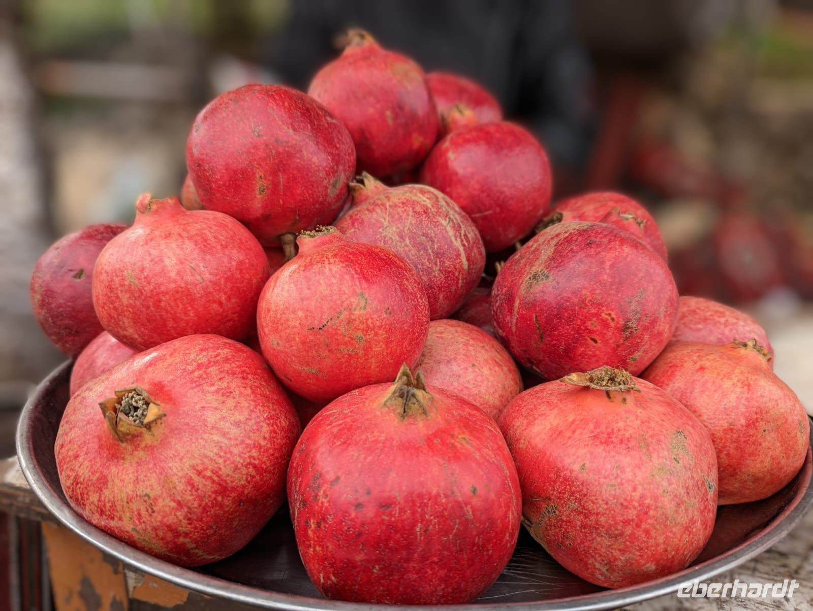 Den leckeren Granatapfelsaft haben wir oft probiert