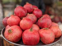 Den leckeren Granatapfelsaft haben wir oft probiert