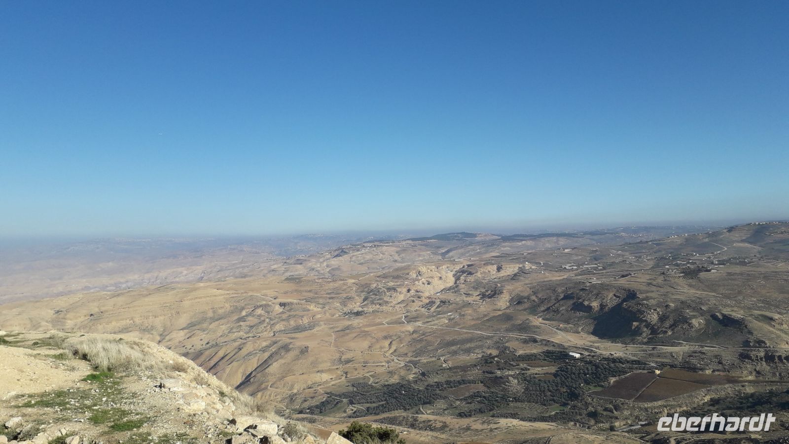 Der Blick vom Berg Nebo auf das Gelobte Land